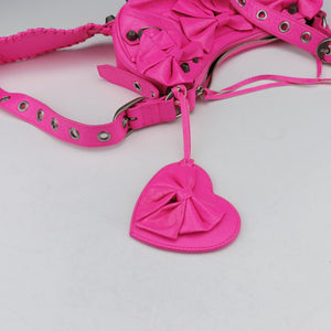 Pre-owned Balenciaga Le Cagole Rose Leather shoulderbag | stylenewstar