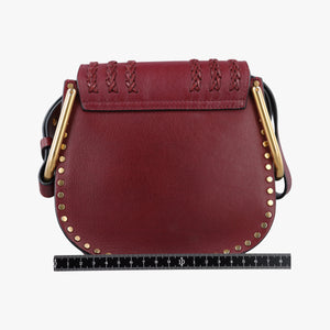 Pre-owned Chloe Hudson Burgundy leather shoulderbag | stylenewstar