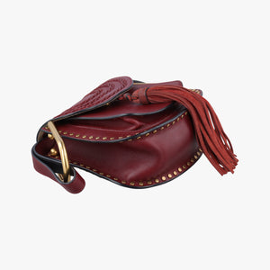 Pre-owned Chloe Hudson Burgundy leather shoulderbag | stylenewstar