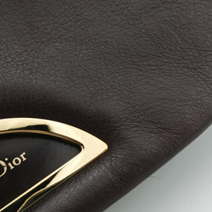 Pre-owned Christian Dior Malice pearl Bordeaux Leather shoulderbag | stylenewstar
