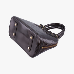 Pre-owned Louis Vuitton Alma BB Amarante Vernis M91678 shoulderbag | stylenewstar