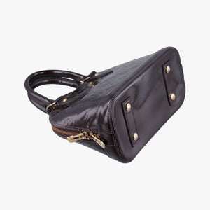 Pre-owned Louis Vuitton Alma BB Amarante Vernis M91678 shoulderbag | stylenewstar