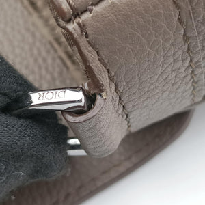 Pre-owned Christian Dior HIT THE ROAD Brown Leather shoulderbag | stylenewstar