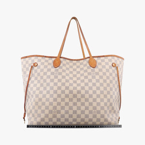Vintage Louis Vuitton NEVERFULL GM Azur Damier Canvas N51108 handbag | stylenewstar