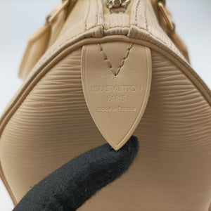 Pre-owned Louis Vuitton スピーディ25 Tassili Yellow Epi M43019 handbag | stylenewstar
