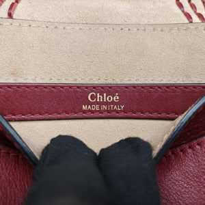 Vintage Chloe Hudson Burgundy leather shoulderbag | stylenewstar