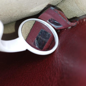Vintage Chloe Hudson Burgundy leather shoulderbag | stylenewstar