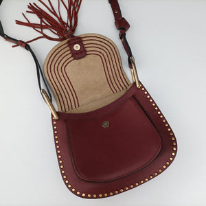 Vintage Chloe Hudson Burgundy leather shoulderbag | stylenewstar