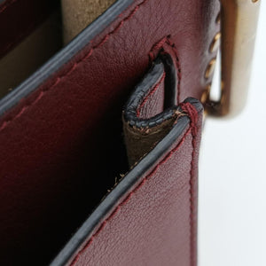 Vintage Chloe Hudson Burgundy leather shoulderbag | stylenewstar