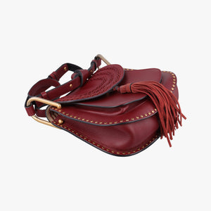 Vintage Chloe Hudson Burgundy leather shoulderbag | stylenewstar