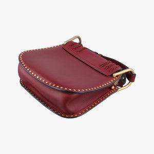 Vintage Chloe Hudson Burgundy leather shoulderbag | stylenewstar