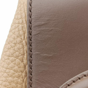 Secondhand Fendi SILVANA Brown × Beige Leather 8BN234 shoulderbag | stylenewstar