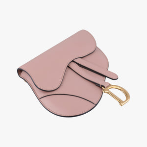 Pre-owned Christian Dior saddle Pink leather bum bag/waist bag | stylenewstar