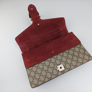 Pre-owned Gucci Dionysus BEIGE×RED×Multicolour PVC coated canvas × suede 400249 shoulderbag | stylenewstar