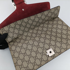 Pre-owned Gucci Dionysus BEIGE×RED×Multicolour PVC coated canvas × suede 400249 shoulderbag | stylenewstar