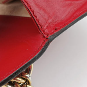 Pre-owned Gucci Padlock Red Leather 409487 shoulderbag | stylenewstar
