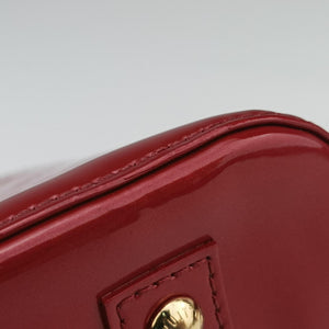 Pre-owned Louis Vuitton Alma BB pomme d'amour Vernis M91606 shoulderbag | stylenewstar