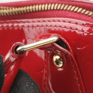 Pre-owned Louis Vuitton Alma BB pomme d'amour Vernis M91606 shoulderbag | stylenewstar