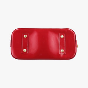 Pre-owned Louis Vuitton Alma BB pomme d'amour Vernis M91606 shoulderbag | stylenewstar