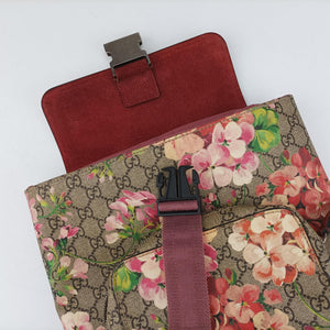 Pre-owned Gucci GG Blooms Beige×multi PVC coated canvas 410544 backpack/rucksack | stylenewstar