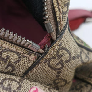 Pre-owned Gucci GG Blooms Beige×multi PVC coated canvas 410544 backpack/rucksack | stylenewstar