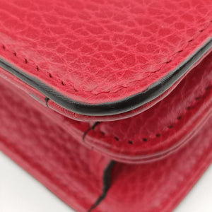 Pre-owned Gucci Interlocking G Red Leather 510304 shoulderbag | stylenewstar