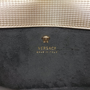 Pre-owned VERSACE medusa Golden Leather shoulderbag | stylenewstar