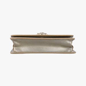 Pre-owned VERSACE medusa Golden Leather shoulderbag | stylenewstar