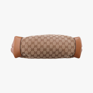 Pre-owned Gucci GG Canvas Brown canvas×leather 308930 shoulderbag | stylenewstar