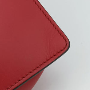 Pre-owned Gucci Sylvie Red×navy Leather 421882 shoulderbag | stylenewstar