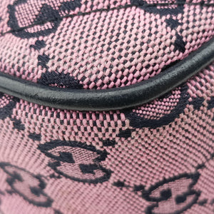 Vintage Gucci GG Marmont Purple canvas 447632 shoulderbag | stylenewstar