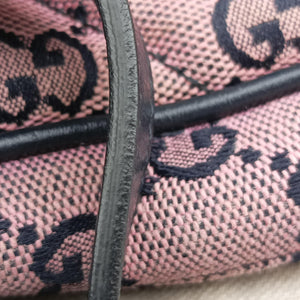 Vintage Gucci GG Marmont Purple canvas 447632 shoulderbag | stylenewstar