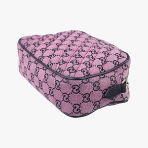 Vintage Gucci GG Marmont Purple canvas 447632 shoulderbag | stylenewstar
