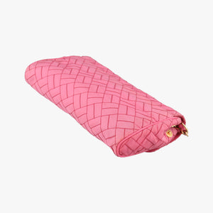 Pre-owned Prada Chain Quilting Flap Pink nylon shoulderbag | stylenewstar