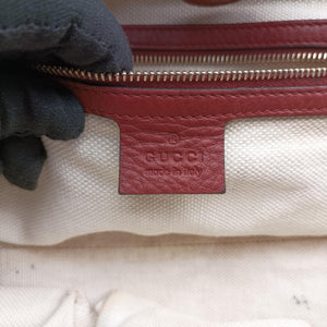 Secondhand Gucci GG Canvas Sherry Red×Beige canvas×leather 296850 handbag | stylenewstar