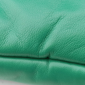 Vintage Prada triangle mini Green Leather shoulderbag | stylenewstar
