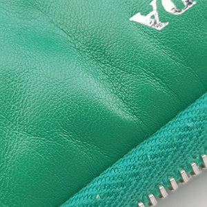 Vintage Prada triangle mini Green Leather shoulderbag | stylenewstar