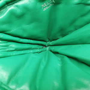 Vintage Prada triangle mini Green Leather shoulderbag | stylenewstar