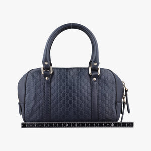 Pre-owned Gucci Microguccissima Navy Leather 510289 shoulderbag | stylenewstar