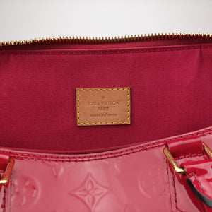 Pre-owned Louis Vuitton Alma GM pomme d'amour Vernis M93596 handbag | stylenewstar