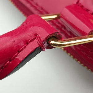 Pre-owned Louis Vuitton Alma GM pomme d'amour Vernis M93596 handbag | stylenewstar