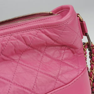 Pre-owned Chanel GABRIELLE Pink lambskin A91810 shoulderbag | stylenewstar