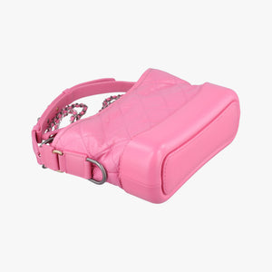 Pre-owned Chanel GABRIELLE Pink lambskin A91810 shoulderbag | stylenewstar