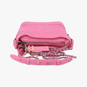 Pre-owned Chanel GABRIELLE Pink lambskin A91810 shoulderbag | stylenewstar