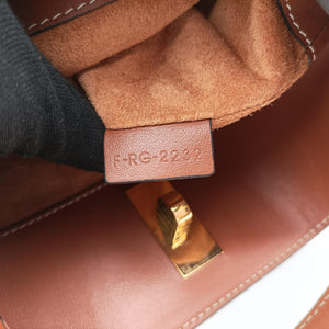 Vintage Celine Bucket 16 Brown Leather 195573 shoulderbag | stylenewstar