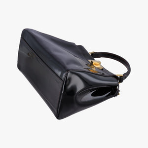 Pre-owned Fendi PEEKABOO Black Patent 8BN244 shoulderbag | stylenewstar