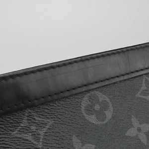 Pre-owned Louis Vuitton Pochette Voyage MM Pacific Blue Monogram Eclipse PVC Coated Canvas M61692 clutchbag | stylenewstar