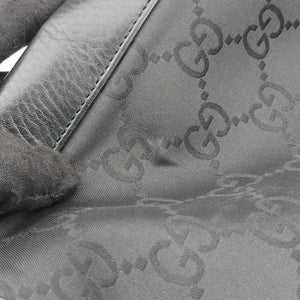 Pre-owned Gucci GG Canvas Black canvas 143745 shoulderbag | stylenewstar