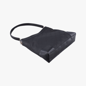 Pre-owned Gucci GG Canvas Black canvas 143745 shoulderbag | stylenewstar