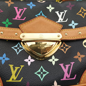 Pre-owned Louis Vuitton RITA Noir Monogram Multicolor M40126 shoulderbag | stylenewstar